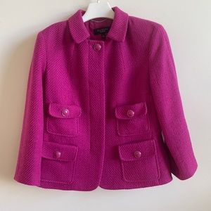 Talbots pink jacket sz 4
